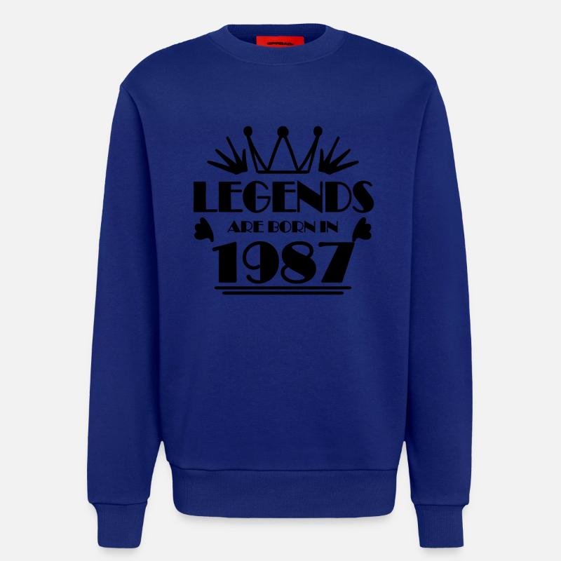 1987 - Born 1987 - Sweatshirt - made by SPREAD  - Iconic Blue
