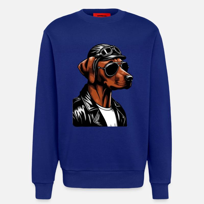 Rhodesian Ridgeback Cool Rhodesian Ridgebacks - Sweatshirt - made by SPREAD  - Iconic Blue