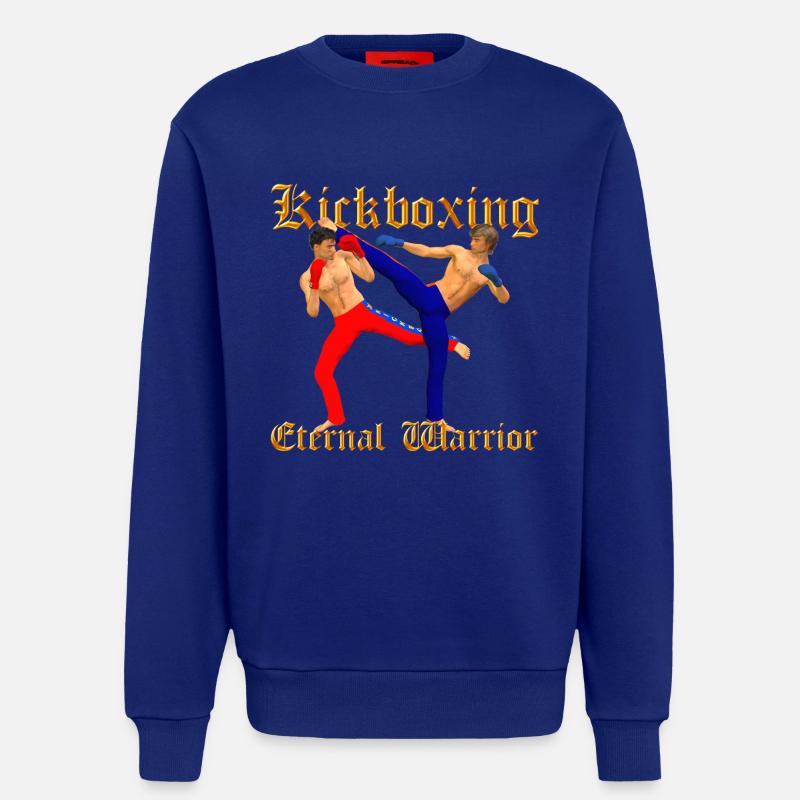 Kickbox-Krieger - Sweatshirt - made by SPREAD  - Iconic Blue