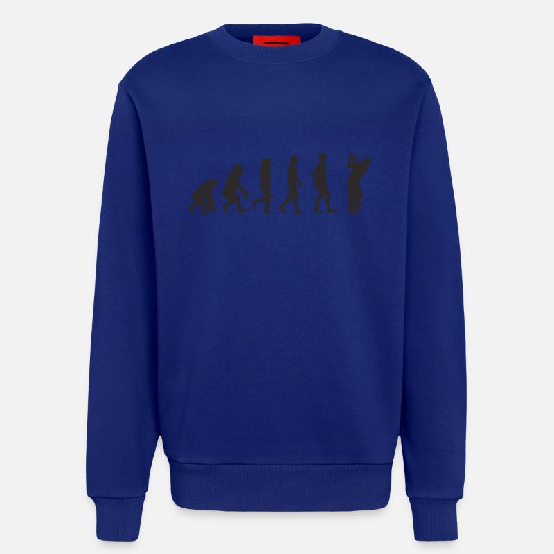 Evolution Golf - Sweatshirt - made by SPREAD  - Iconic Blue