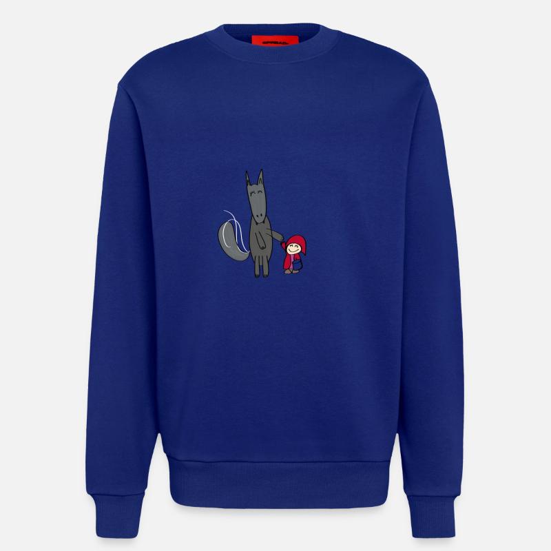 Der Wolf und Rotkäppchen - Sweatshirt - made by SPREAD  - Iconic Blue