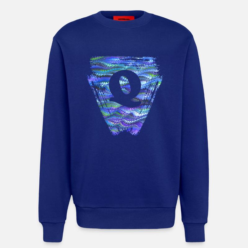 Triangle E 103 Q - Sweat bio décontracté fabriqué en UE - Iconic Blue