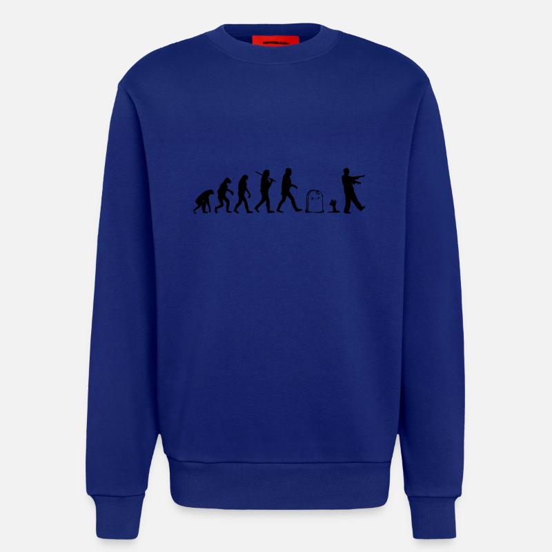 Evolution - Sweat bio décontracté fabriqué en UE - Iconic Blue