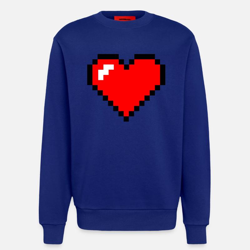 herzpixel - Sweatshirt - made by SPREAD - Iconic Blue