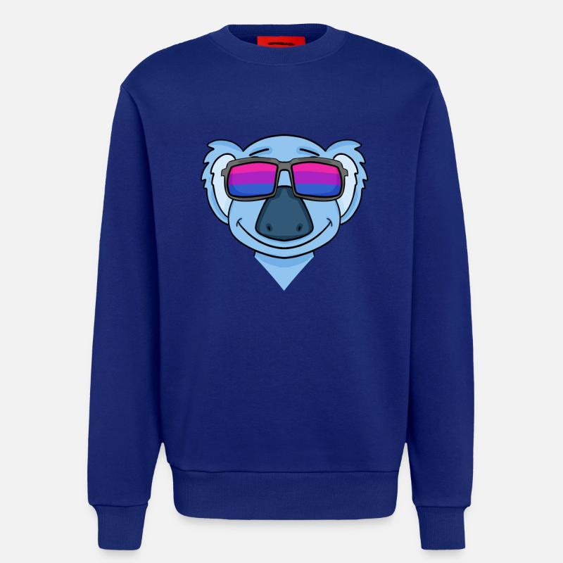 Bisexual Koala Bisexuality Gift - Sweatshirt - made by SPREAD - Iconic Blue