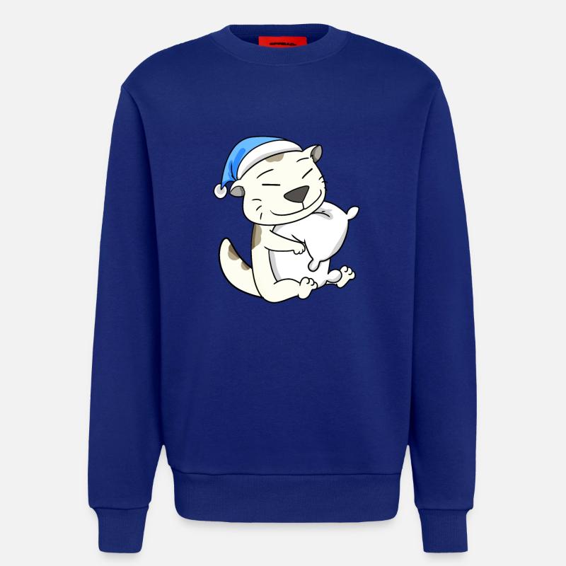 Katze Katzenrasse Devon Rex - Sweatshirt - made by SPREAD  - Iconic Blue