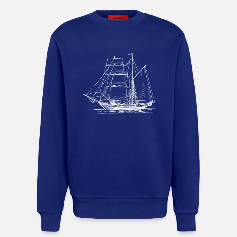 Segelschiff - Sweatshirt - made by SPREAD - Iconic Blue