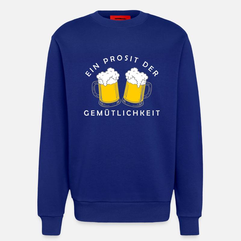 Bier - Ein Prosit der Gemütlichkeit - Sweatshirt - made by SPREAD - Iconic Blue