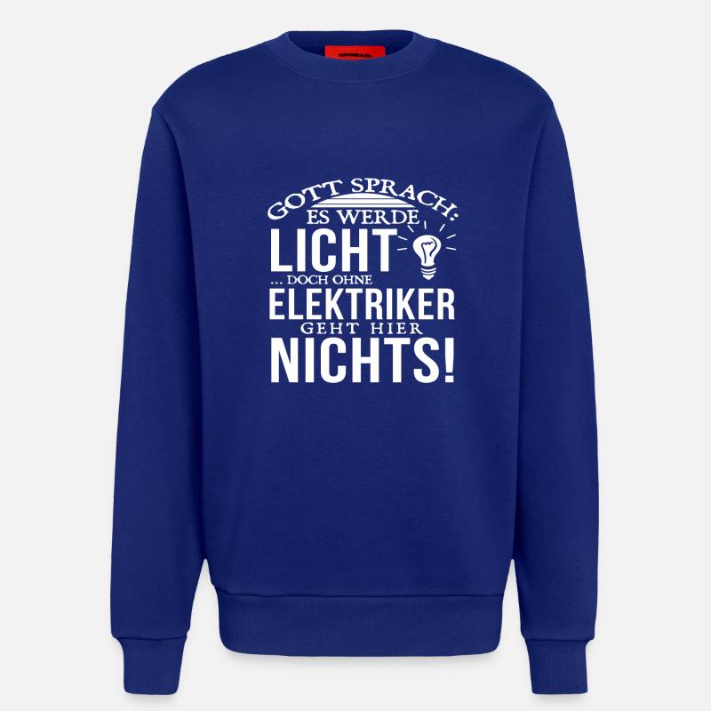 Elektriker - Beruf - Sweatshirt - made by SPREAD  - Iconic Blue