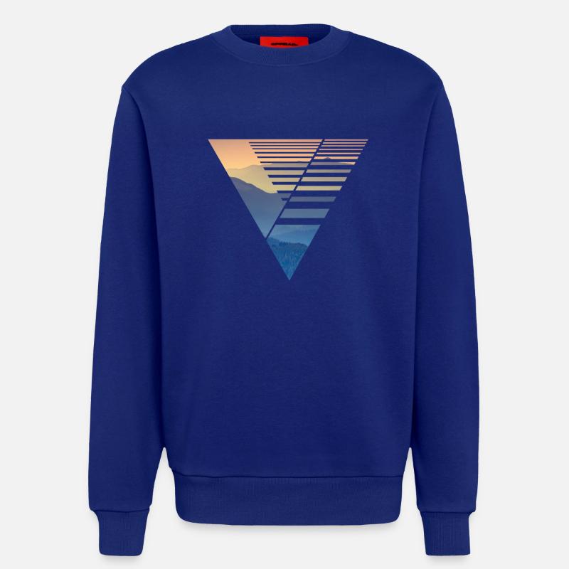 Vector Design Triangle - Sweatshirt - made by SPREAD  - Iconic Blue