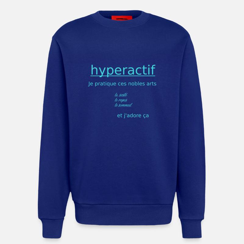 hyperactive - Sweatshirt - made by SPREAD  - Iconic Blue