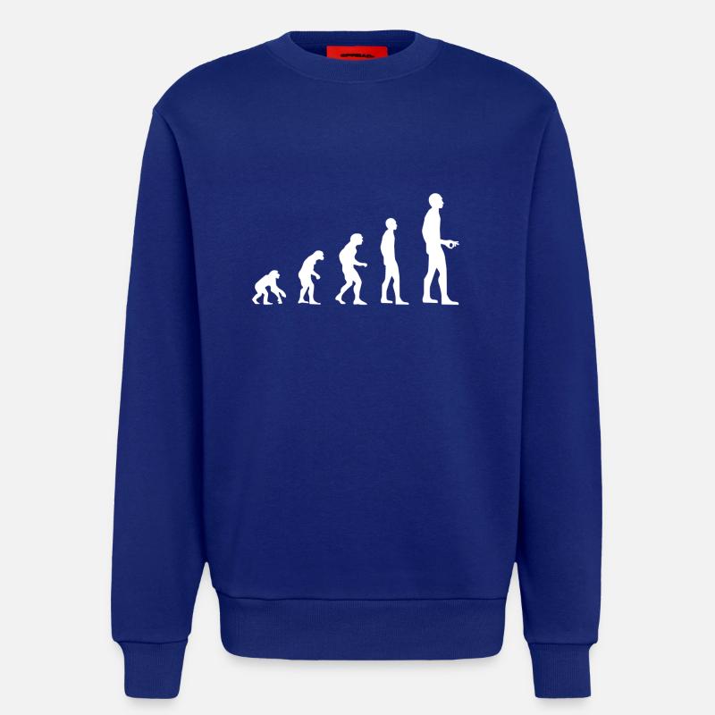 Evolution - Sweatshirt - made by SPREAD  - Iconic Blue