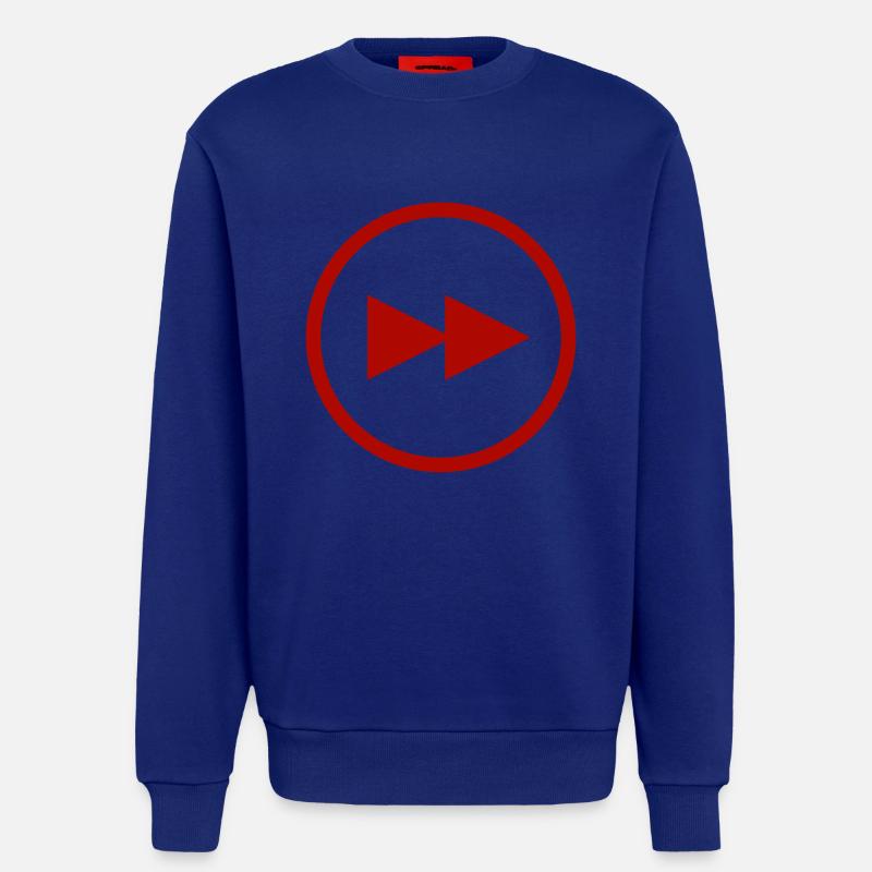 Fast forward red - Sweatshirt - made by SPREAD  - Iconic Blue