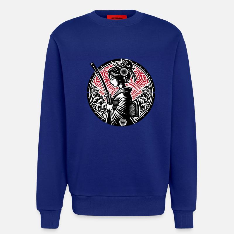 Samurai-Mädchen - Sweatshirt - made by SPREAD  - Iconic Blue