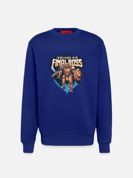 I'm the FinalBoss – Powerful Character - Sweatshirt - made by SPREAD - Iconic Blue