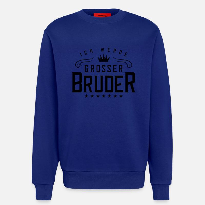 ich werde grosser bruder - Sweatshirt - made by SPREAD  - Iconic Blue