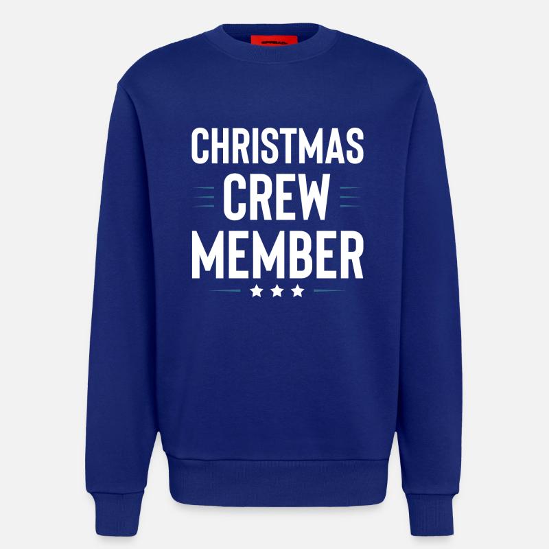 Équipe de Noël - Sweat bio décontracté fabriqué en UE - Iconic Blue