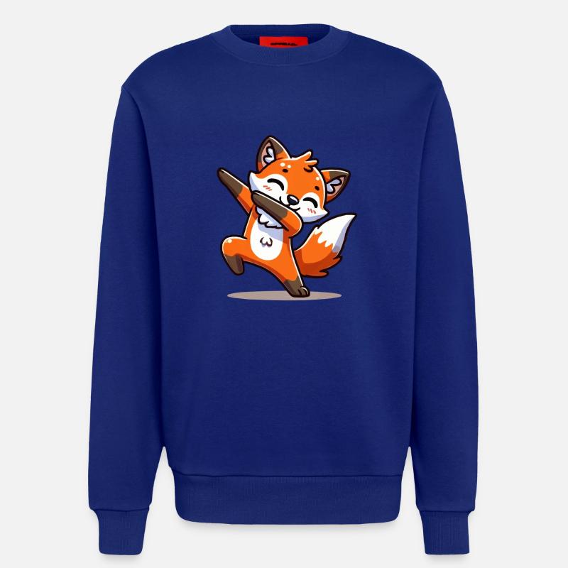 fuchs tier dabbing - Sweatshirt - made by SPREAD  - Iconic Blue