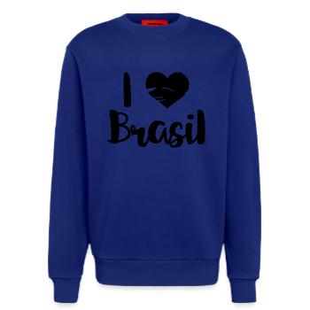 I love Brasil - Sweat bio décontracté fabriqué en UE - Iconic Blue - Devant
