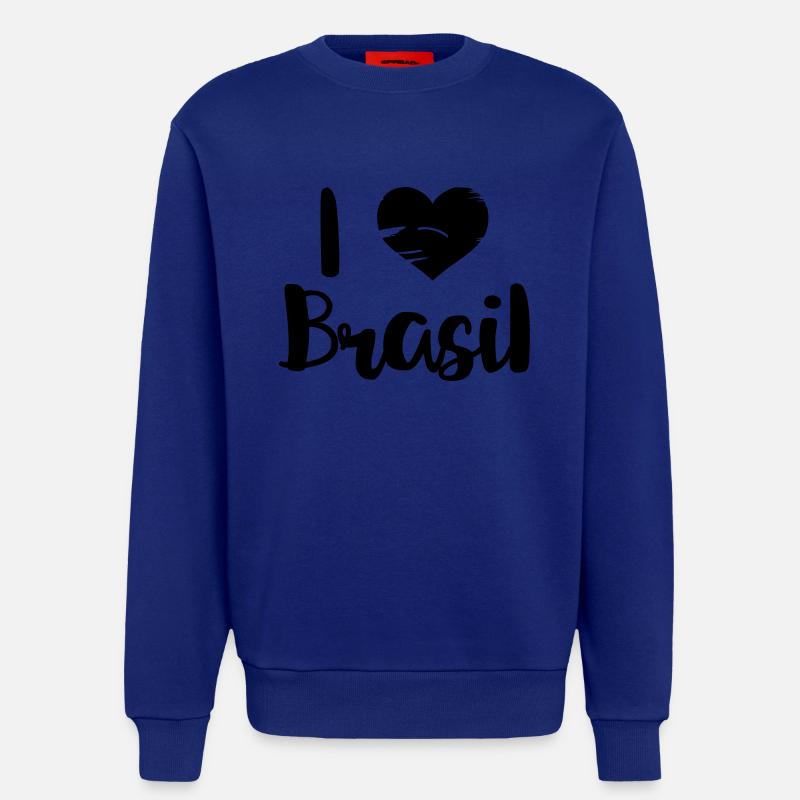 I love Brasil - Sweatshirt - made by SPREAD  - Iconic Blue