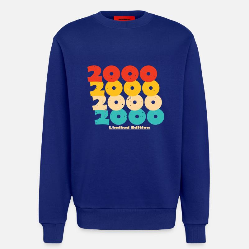 2000: Limitierte Auflage - 24-jähriges Jubiläum - Sweatshirt - made by SPREAD  - Iconic Blue