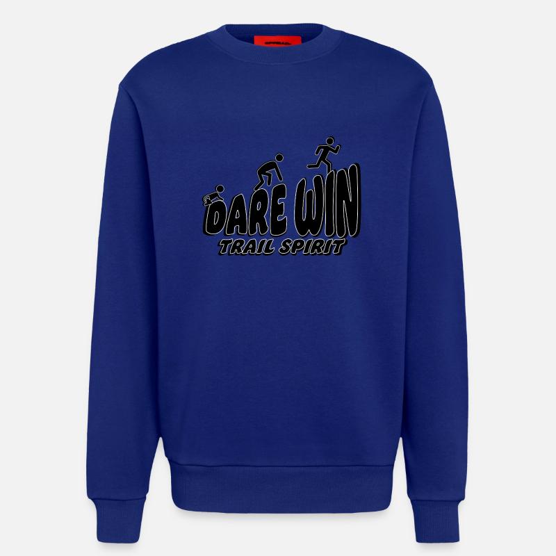 Trail wagt Sieg - Sweatshirt - made by SPREAD - Iconic Blue