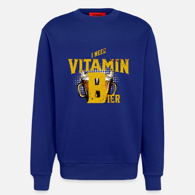 Bier I need Vitamin B - Sweatshirt - made by SPREAD  - Iconic Blue