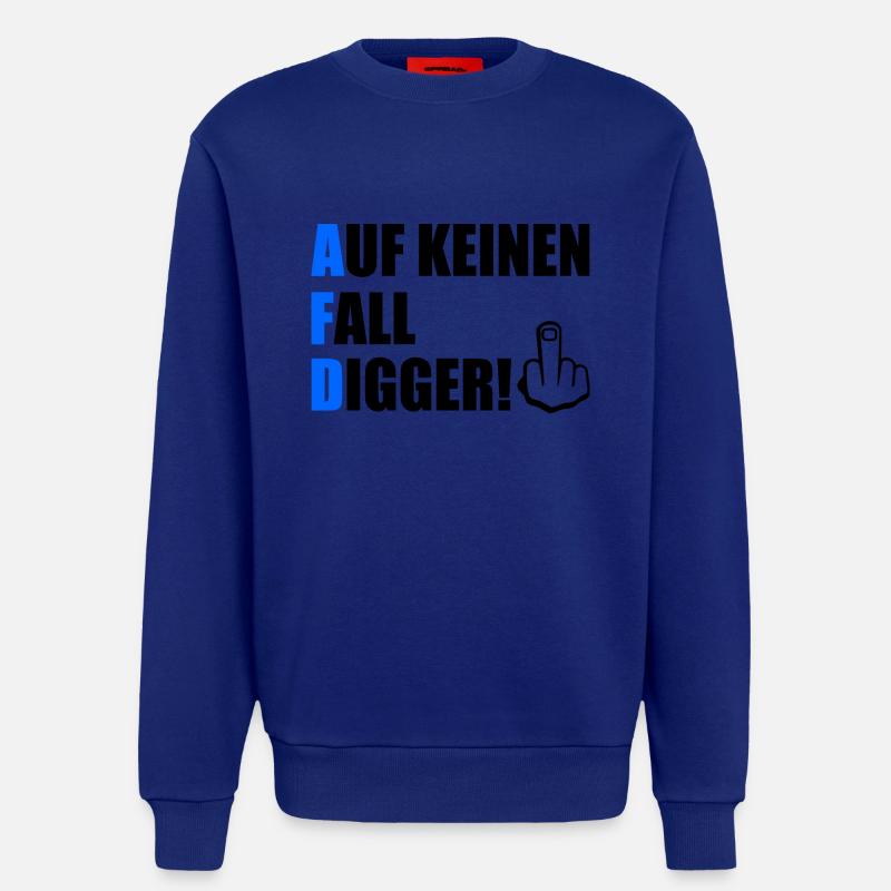 auf keinen fall digga - Sweatshirt - made by SPREAD - Iconic Blue