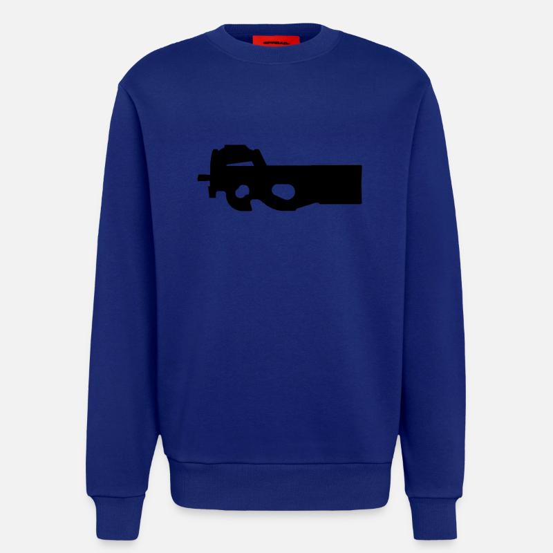 Waffe - P90 - Sweatshirt - made by SPREAD - Iconic Blue