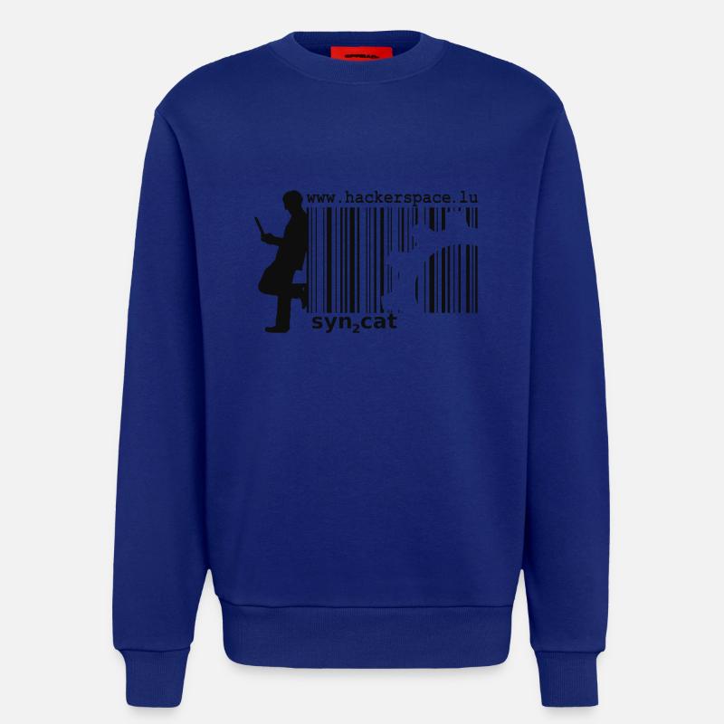 syn2cat hackerspace - Sweatshirt - made by SPREAD  - Iconic Blue