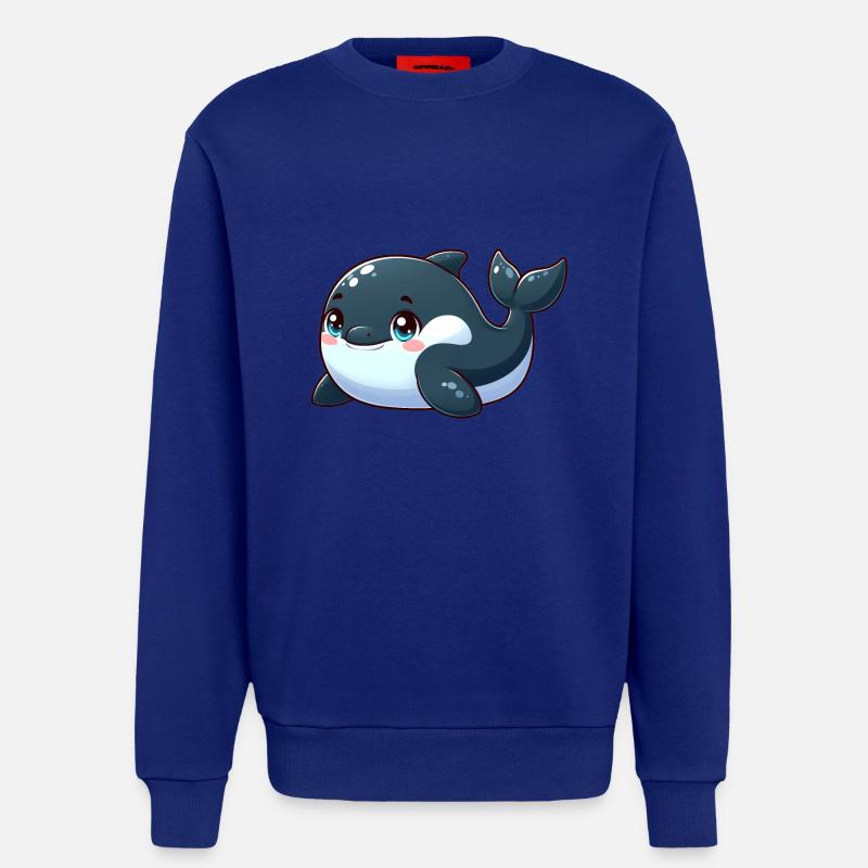 orque - Sweat bio décontracté fabriqué en UE - Iconic Blue
