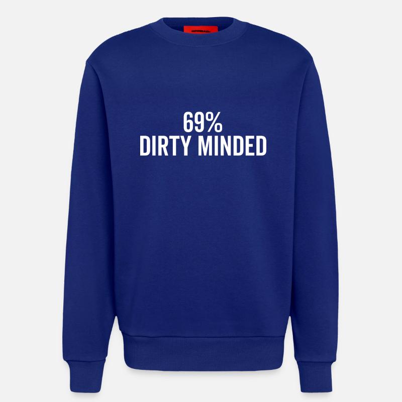 69% schmutzig gesinnt - Sweatshirt - made by SPREAD  - Iconic Blue