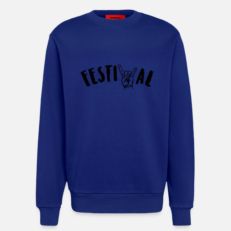 festival - Sweatshirt - made by SPREAD  - Iconic Blue