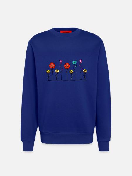 Blumen - Sweatshirt - made by SPREAD  - Iconic Blue