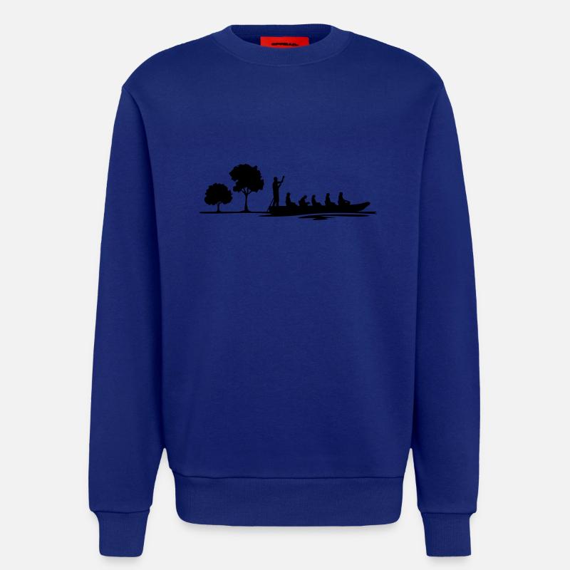 Freizeit - Kahnfahrt - Sweatshirt - made by SPREAD  - Iconic Blue