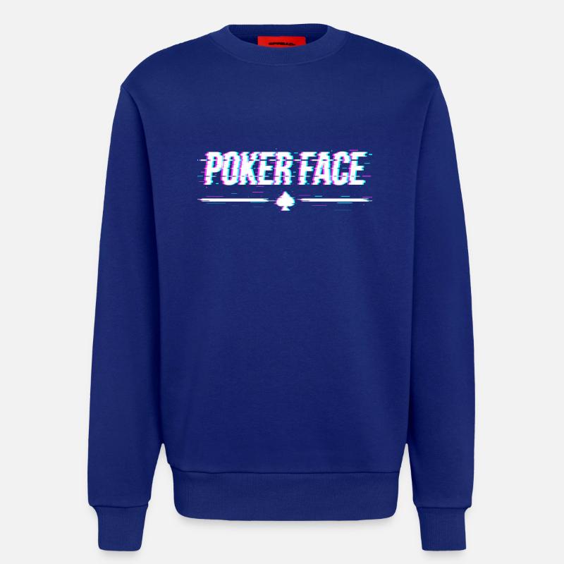 Pokerface - Sweatshirt - made by SPREAD - Iconic Blue