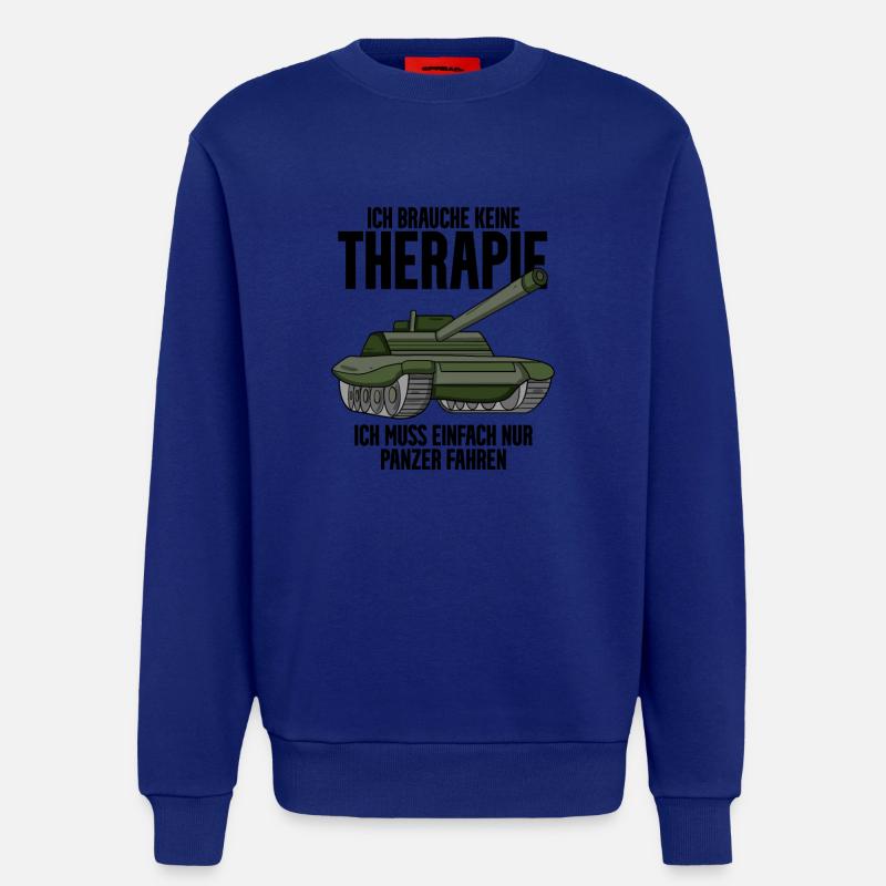 Panzer Militär Geschenk - Sweatshirt - made by SPREAD - Iconic Blue