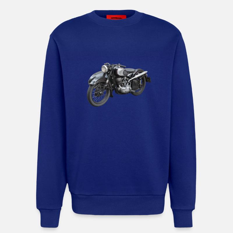 motorcycle - Sweatshirt - made by SPREAD  - Iconic Blue