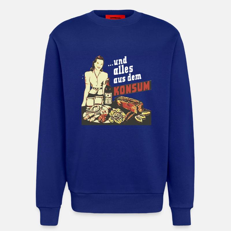 ... and everything from consumption - Sweatshirt - made by SPREAD  - Iconic Blue