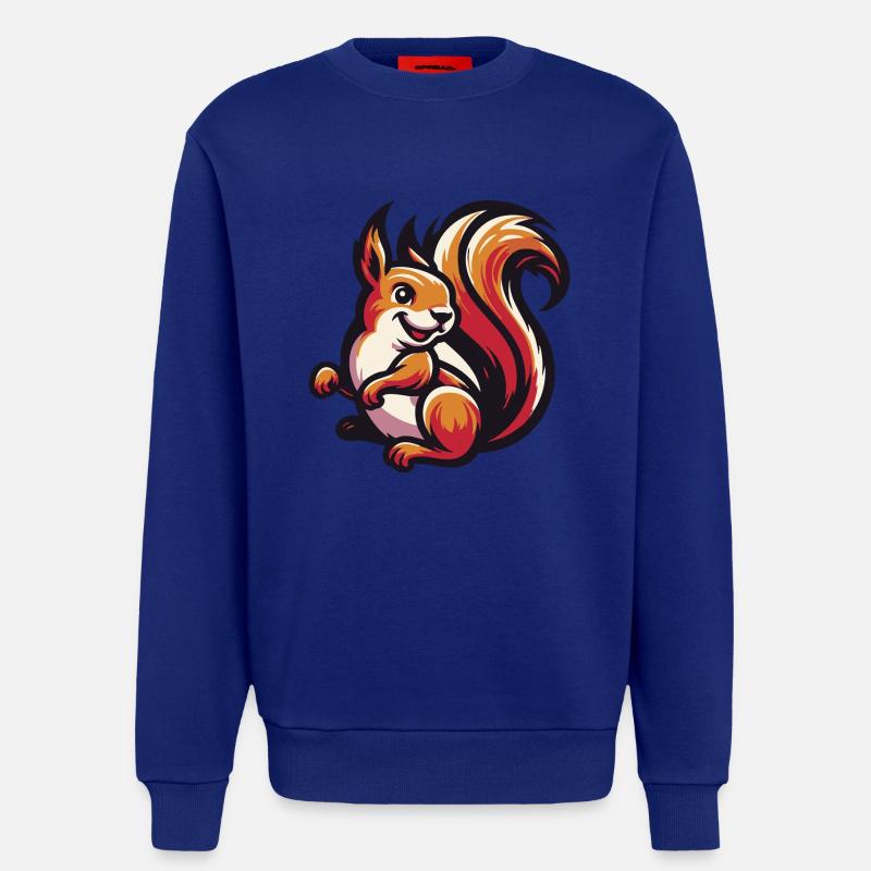 Rotes Eichhörnchen Grace - Sweatshirt - made by SPREAD  - Iconic Blue