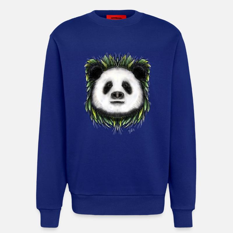 Ping Panda von Jon Ball - Sweatshirt - made by SPREAD  - Iconic Blue