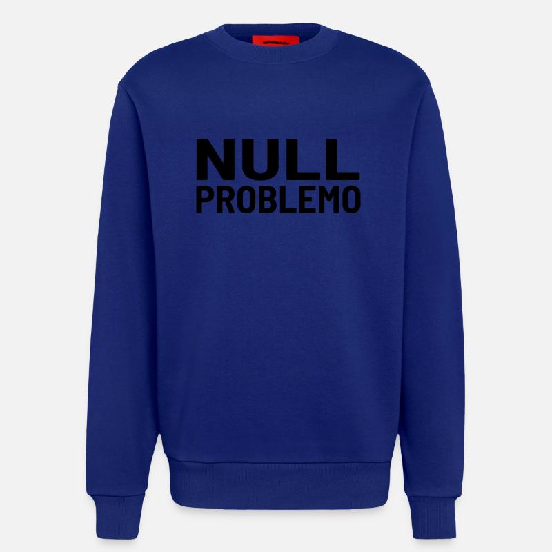 Zéro problème, pas de problème - Sweat bio décontracté fabriqué en UE - Iconic Blue