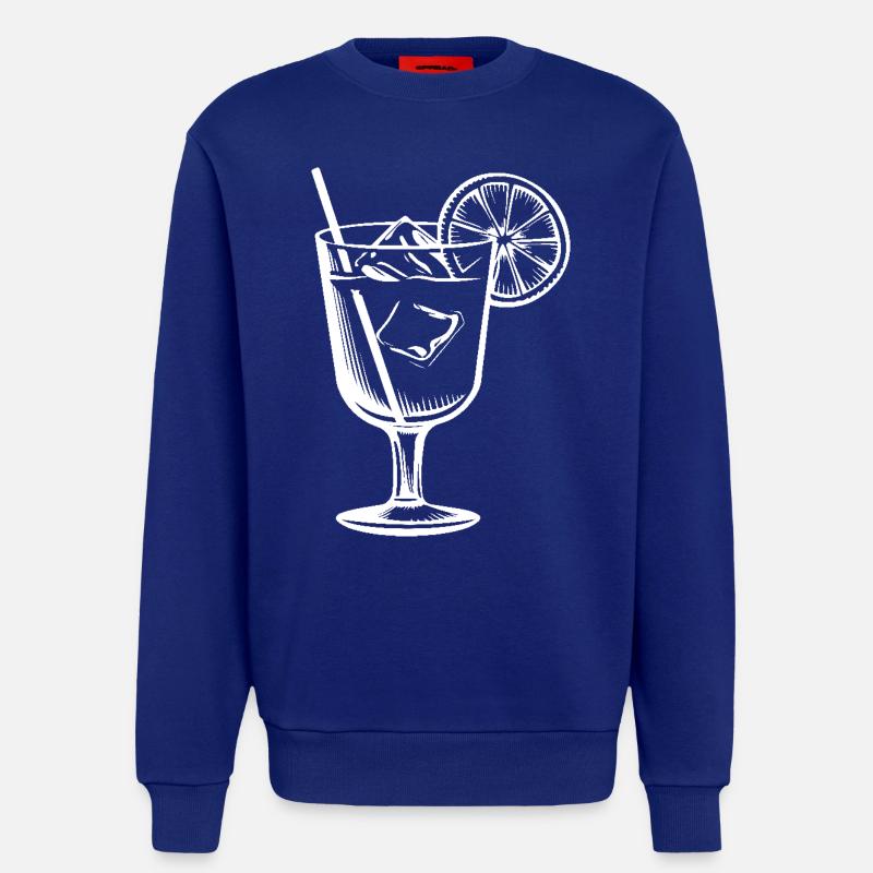 Boisson à la limonade - Sweat bio décontracté fabriqué en UE - Iconic Blue