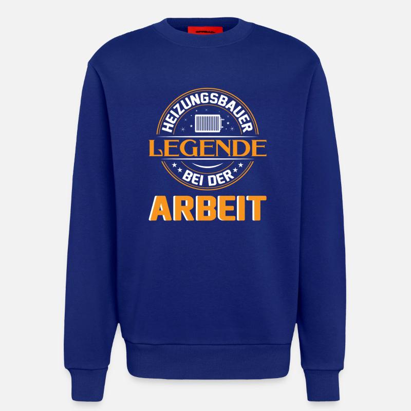Heating Engineer Heating Construction Plumber Plumber - Sweatshirt - made by SPREAD - Iconic Blue
