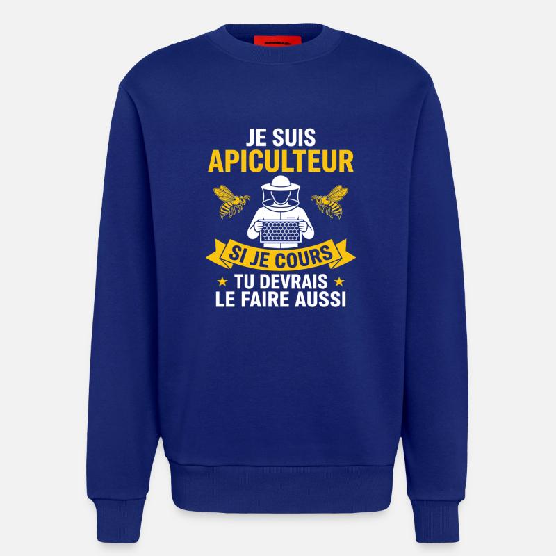 Ich bin Honigbienenzüchter - Sweatshirt - made by SPREAD - Iconic Blue