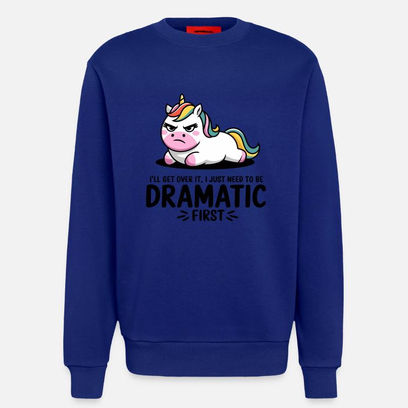 Dramatisches Einhorn - Sweatshirt - made by SPREAD  - Iconic Blue