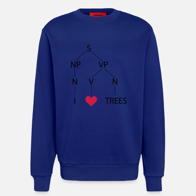 Syntaxbaum - Sweatshirt - made by SPREAD  - Iconic Blue