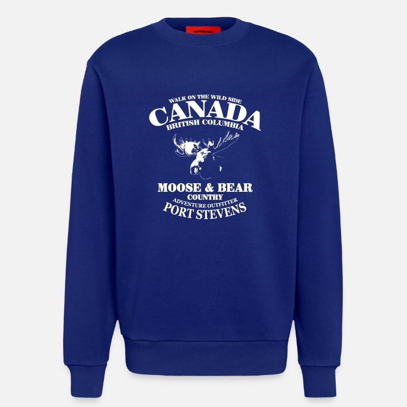 Moose - Canada - Sweatshirt - made by SPREAD  - Iconic Blue