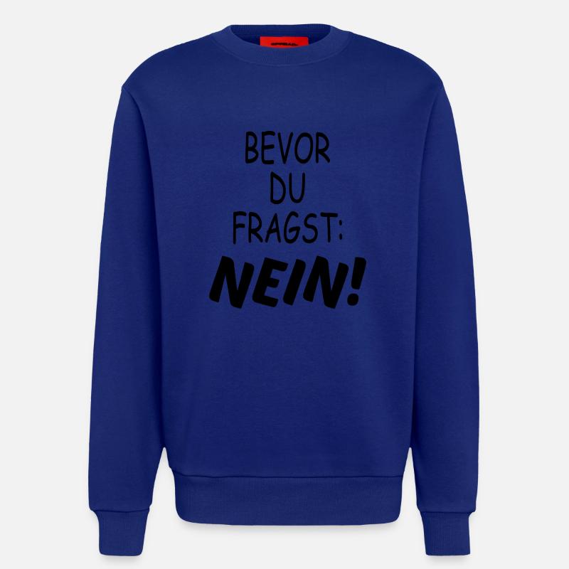 Lustiger Spruch Bild Witzig Humor Geschenkidee - Sweatshirt - made by SPREAD  - Iconic Blue