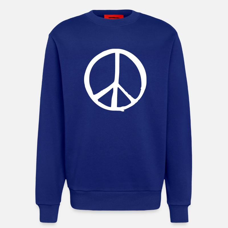 Peacezeichen - Sweatshirt - made by SPREAD  - Iconic Blue